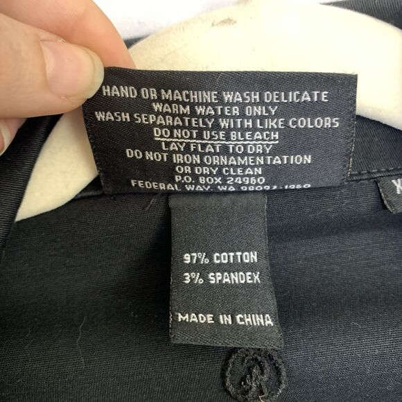 Christine Alexander XL Black Western Vest Rhinestone Studded Crystal Buttons - Picture 9 of 9